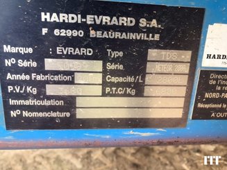 Trailed sprayer Evrard METEOR - 8