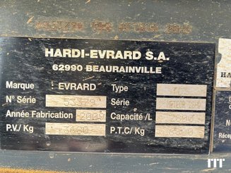 Trailed sprayer Evrard METEOR 28 - 4