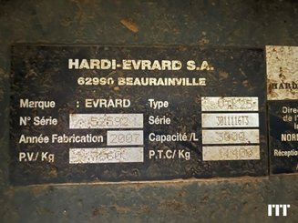 Self-propelled sprayer Evrard ALPHA 3000 - 10