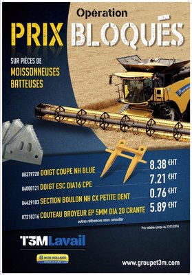 Precios congelados New Holland