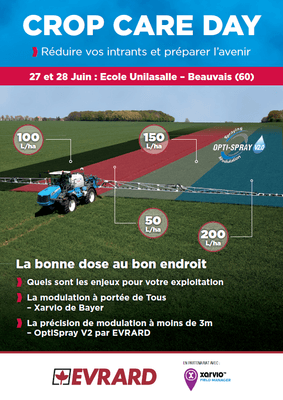 Bienvenue au Crop Care Day de EVRARD - VIMO