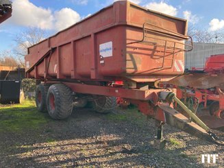 Cereal tipping trailer Delaplace 18T - 1