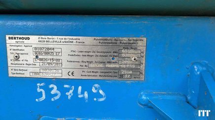 Trailed sprayer Berthoud TRACKER 3200 - 4
